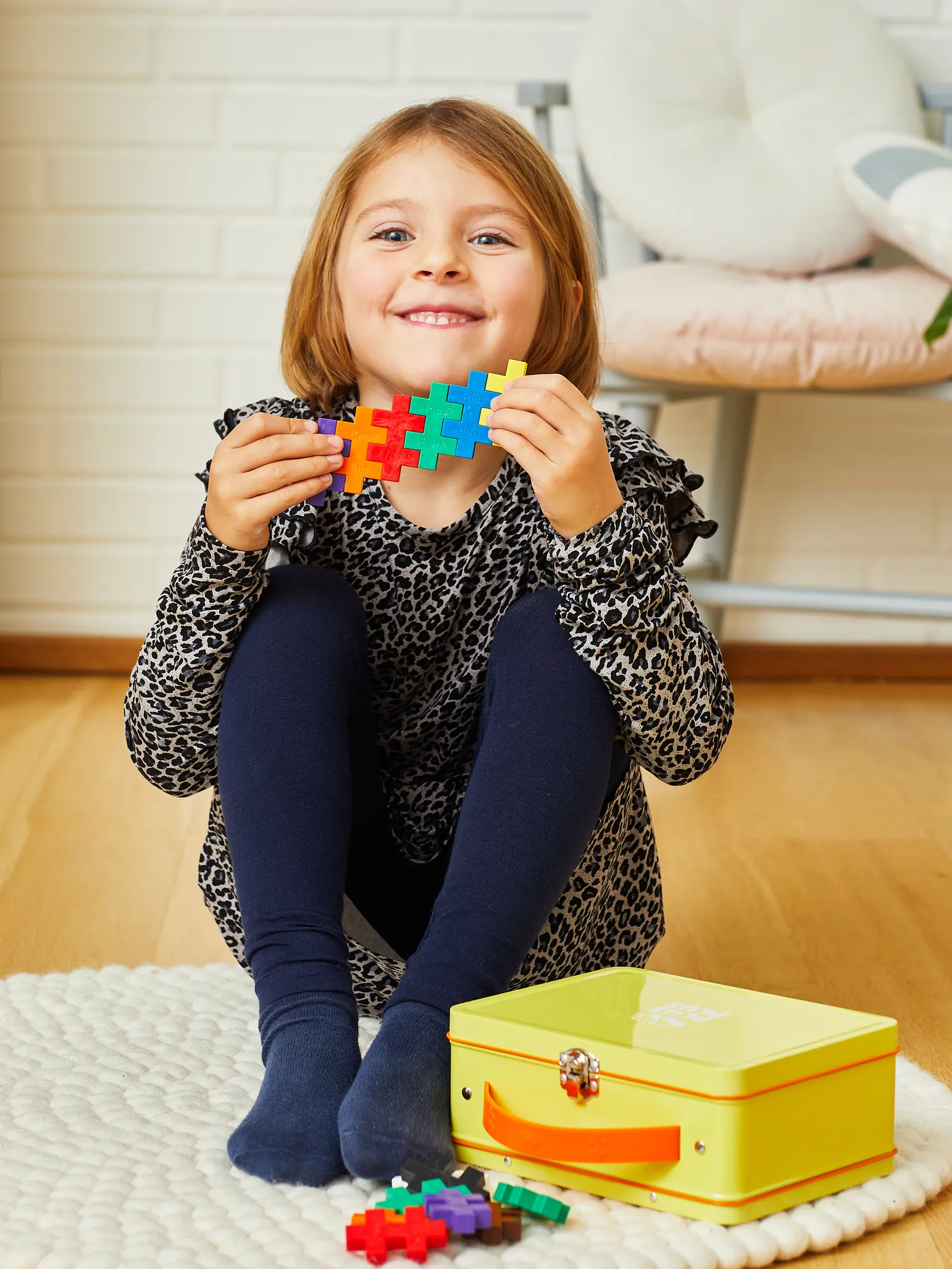 BIG Gul Metallväska - 70 stk